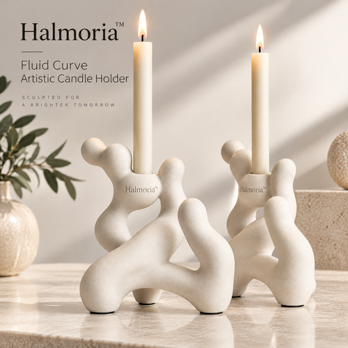 Halmoria™ Fluid Curve Artistic Candle Holder